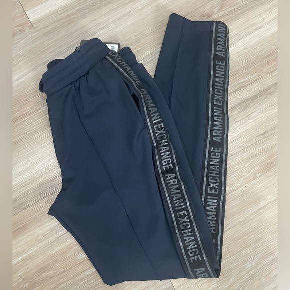 Armani Exchange Men Dark Blue Joggers - Picture 1 of 11
